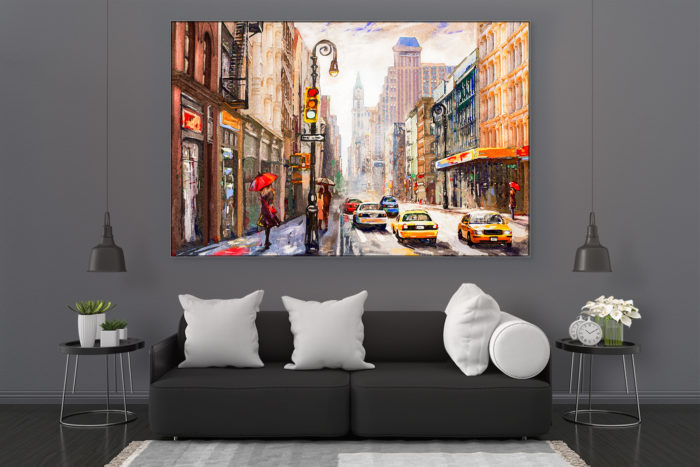 LED Bild New York City Painting