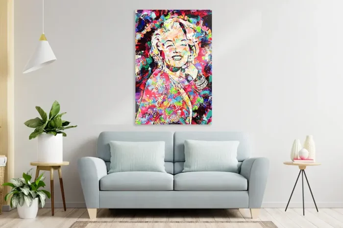 Acrylglasbild Marilyn